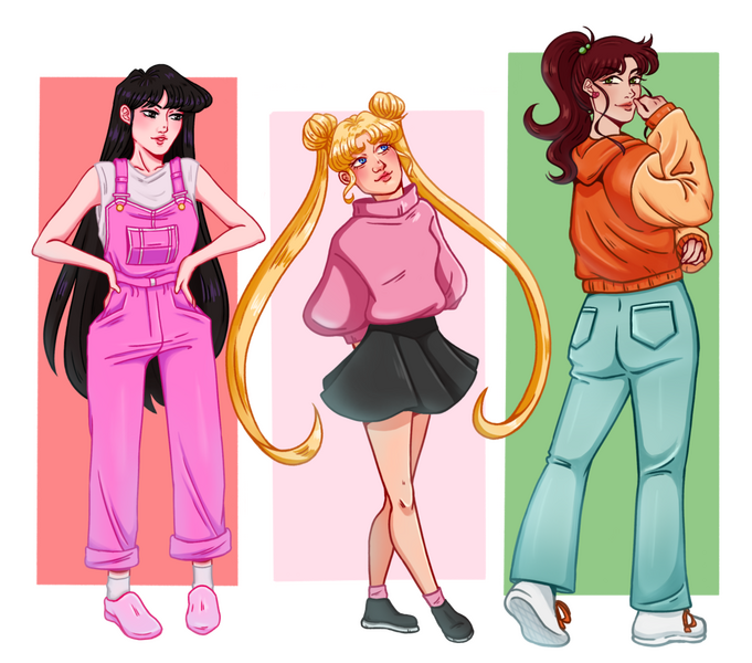 Casual Sailor Scouts Casual Sailor Scouts
